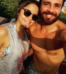 Rodrigo Phavanello com a filha