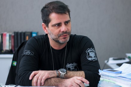 O ex-diretor da  Gerncia de Combate ao Crime Organizado, delegado Flvio Stringueta 