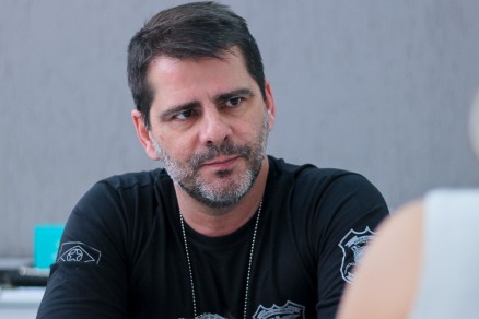 O delegado Flvio Stringueta da GCCO: investigao sobre exploso de caixa eletrnico est em andamento