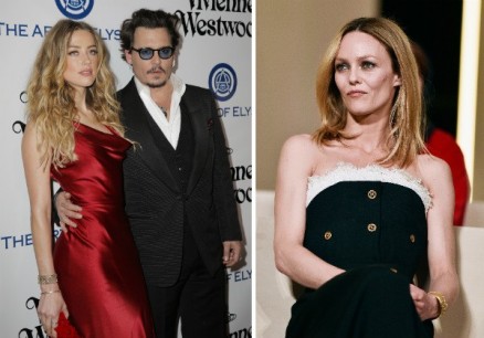 Amber Heard, Johnny Depp e Vanessa Paradis
