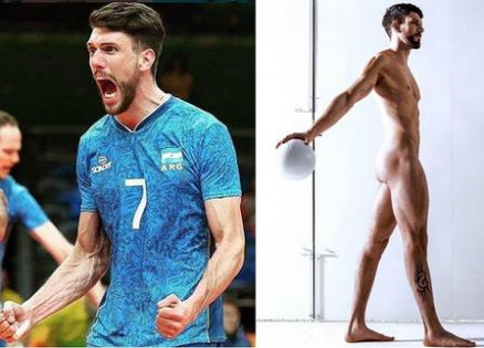 Facundo Conte em seu ensaio pelado