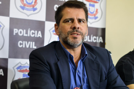 O delegado Flavio Stringuetta, que participou da ao na manh desta quarta