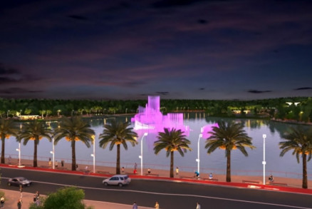 As obras do Parque das guas seguem em ritmo acelerado