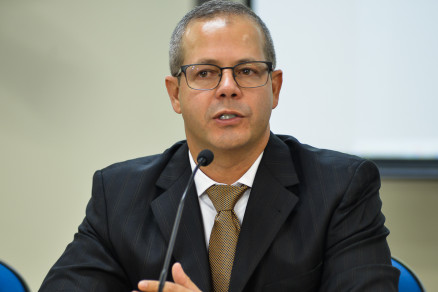 O promotor Vincius Gahyva, alvo de denncia por suposta agresso