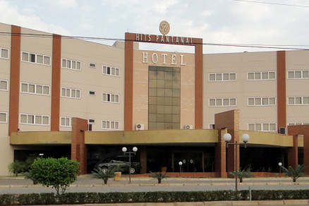O Hits Pantanal Hotel est� localizado pr�ximo ao Aeroporto Marechal Rondon, em V�rzea Grande
