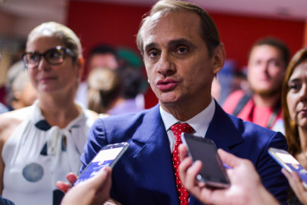 O candidato Wilson Santos (PSDB), que perdeu tempo de programa eleitoral
