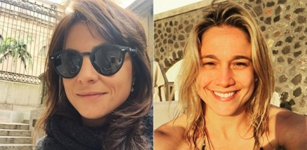 A jornalista Priscila Montandon ( esq.)  a nova namorada de Fernanda Gentil