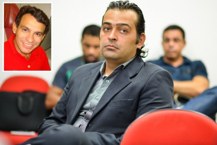 No detalhe o chefe de gabinete do deputado Romoaldo Francivaldo Mendes que discutiu por propina com o advogado Julio Csar