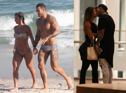 Lucas Lucco flagrado em praia de mos dadas e, em shopping, aos beijos