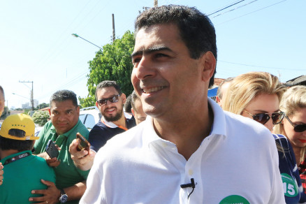 O prefeito eleito de Cuiab, Emanuel Pinheiro: 