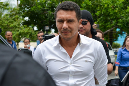 Foto mostra o empresrio Willians Mischur, quando foi alvo da Operao Sodoma no ano de 2016