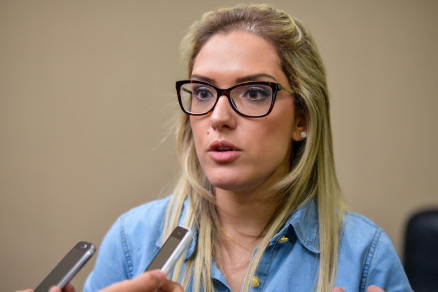 A deputada estadual Janaina Riva, que afirmou que pea oramentria dever ser votada somente em 2017