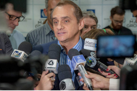 O secretrio Wilson Santos, que defendeu governador Pedro Taques de acusaes sobre corrupo