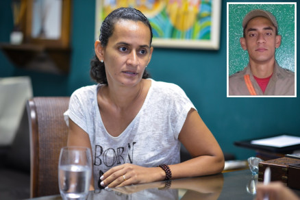Jane Patrcia, afirma que desde que o filho morreu tudo em sua vida 