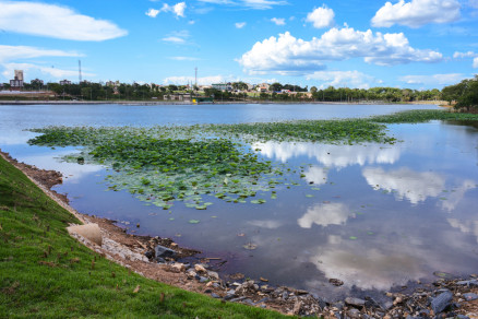 Parque das guas foi entregue inacabada pelo ex-prefeito Mauro Mendes