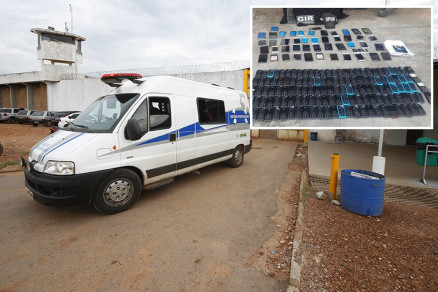Celulares seriam usados para comandar crimes de dentro do presdio