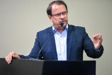 O deputado estadual Pedro Sat�lite, que rebateu acusa��es de Riva