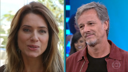 Letcia Spiller gravou o depoimento para Marcello Novaes, no quadro 