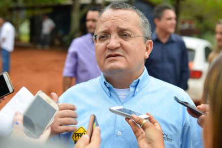 O governador Pedro Taques, que saiu em defesa da carne produzida no Estado