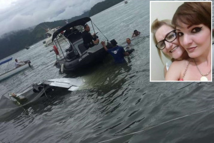 Mara e Maria (detalhe) morreram no acidente em Paraty