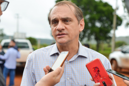 O secretrio de Cidades, Wilson Santos, que aprovou reforma no Paiagus