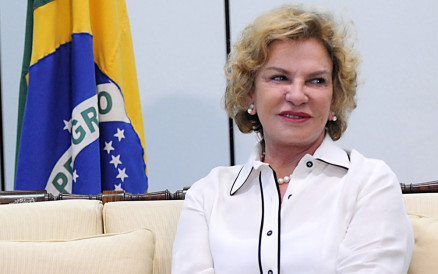 A ex-primeira-dama Marisa Letcia, que sofreu um acidente vascular cerebral
