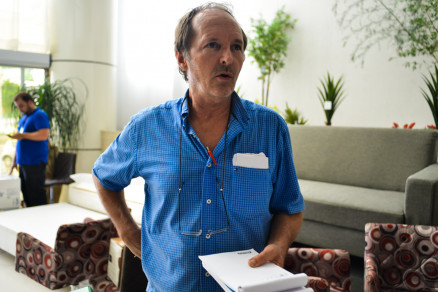 O empresrio Silverio Maehler, proprietrio do antigo Hotel Slaviero, que precisou fechar as portas devido  crise