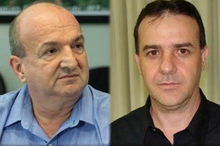 O prefeito de Lucas do Rio Verde Luiz Binotti (PSD) e o vice Slvio Favero (DEM)