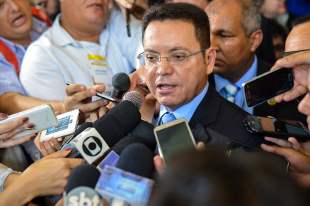 O presidente da Al, Eduardo Botelho, que se reuniu com procuradores da Casa 