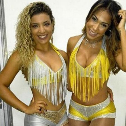 Zanza Pereira e Joyce Mattos estavam h cinco anos como danarinas do grupo baiano 