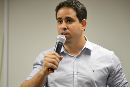 O vice-prefeito Niuan Ribeiro, que tenta recuperar convnios em Braslia 