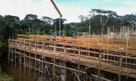 A obra faz parte do programa Pr-Concreto, que prev uma centena de obras importantes que sero realizadas