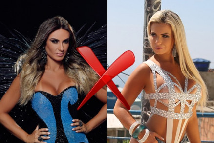 Nicole Bahls e Veridiana Freitas: rivais declaradas