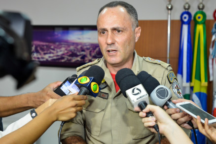 O comandante do Corpo de Bombeiros, coronel Jlio Csar Rodrigues