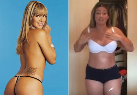 Fani na Playboy e atualmente, em vdeo do YouTube