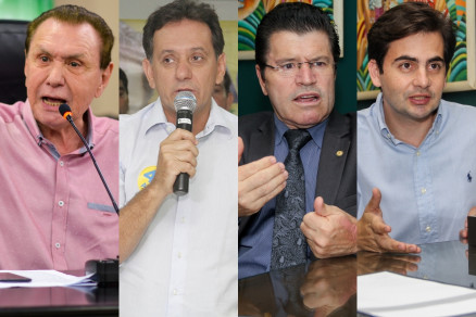 Os deputados Carlos Bezerra, Nilson Leito, Victorio Galli e Fabio Garcia foram os que mais gastaram