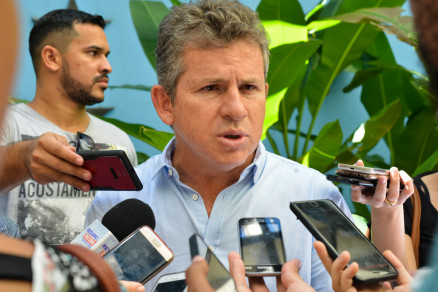 O prefeito Mauro Mendes: total tranquilidade com relao ao contrato 