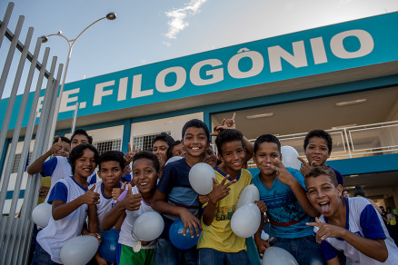 Escola Estadual Filog�nio Correa, no Distrito de Nossa Senhora da Guia