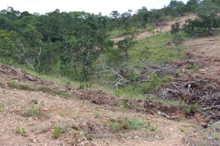 rea no Manso em que dois homens foram encontrados em condies anlogas  escravido
