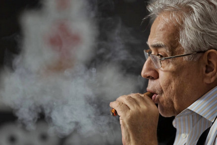 Eurico Miranda em entrevista para a Folha