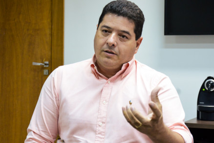 O presidente da Acrimat, Marco Tlio Soares, que dirige a Celeiro