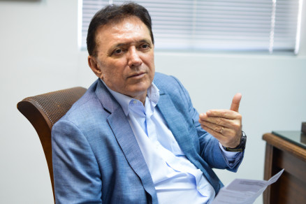 O presidente do Tribunal de Contas do Estado, Antnio Joaquim