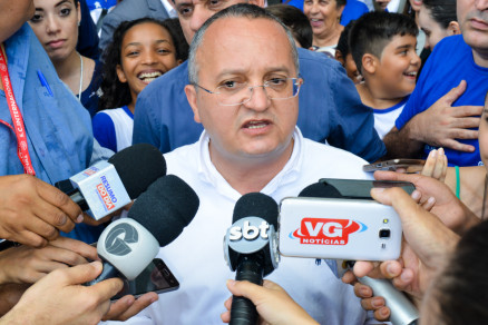 O governador Pedro Taques, que minimizou acusaes contra tucanos