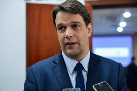 O sceretrio de Fazenda, Gustavo OLiveira, que confirmou dbito de R$ 350 milhes com Poderes 