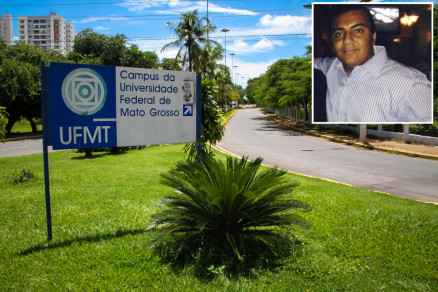 Nerivaldo da Silva Amorim Filho (detalhe) estuda Engenharia Eltrica na UFMT