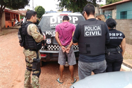 O suspeito foi preso na manh desta tera-feira (28)