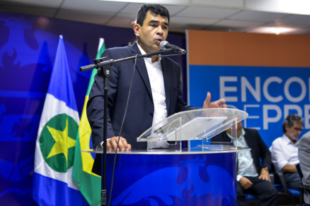 O secretrio de Infraestrutura e Logstica, Marcelo Duarte