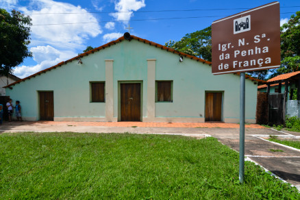 A Igreja de Nossa de Senhora da Penha de Frana, no Arraial da Forquilha
