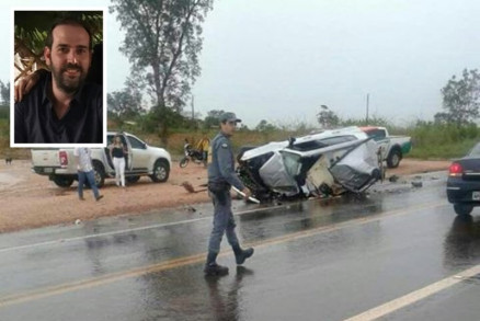 O arquiteto Paulo Henrique Oliveira (no detalhe), que morreu aps coliso na BR-364