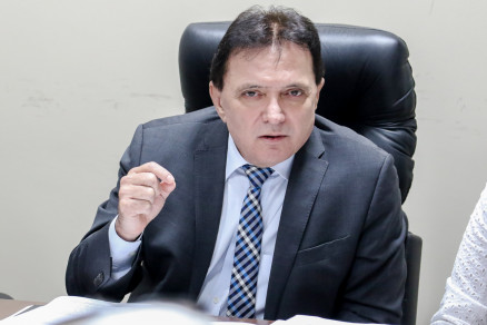 O presidente do TCE, Antnio Joaquim, que criticou mandados expedidos pela juza Selma Arruda
